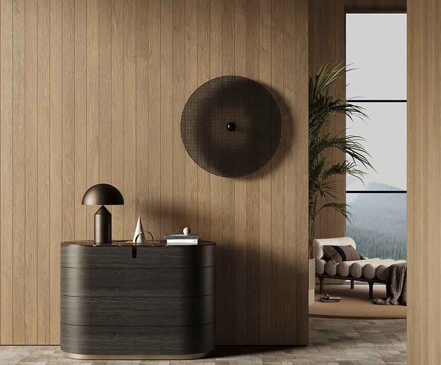 Doghe by Boiserie 3D, in a room