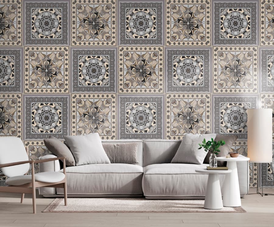 Caltagirone by Home Digital Panels, in a room