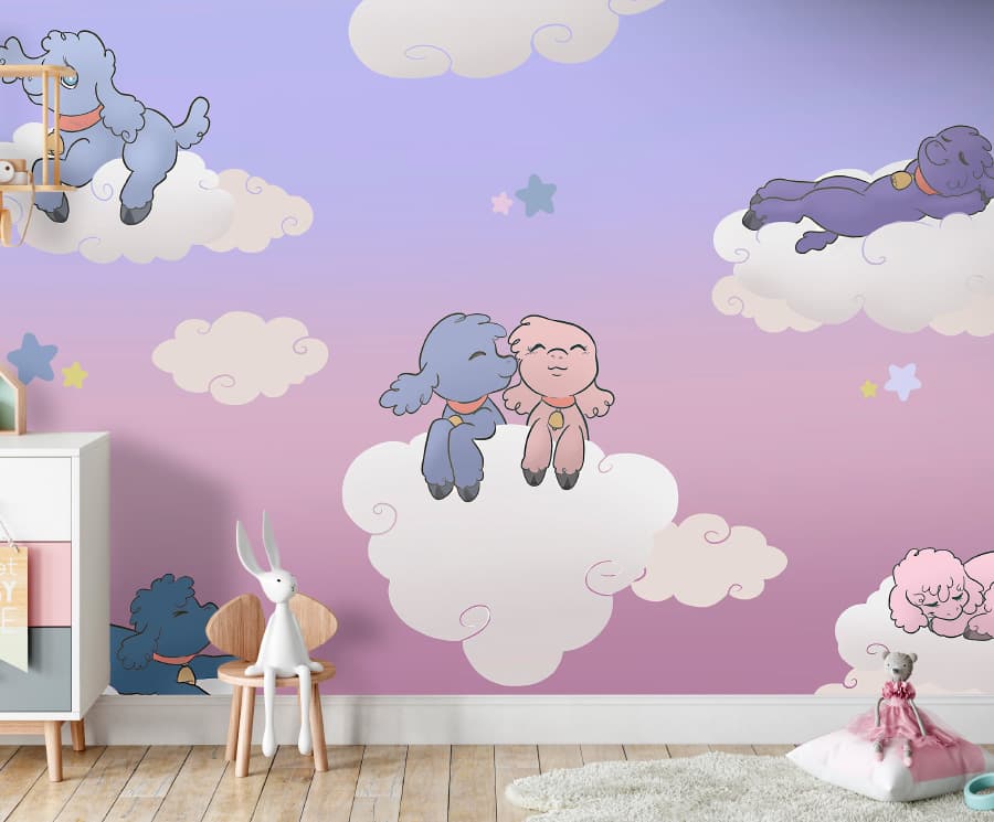 Agnellini wallpaper, room scene 1