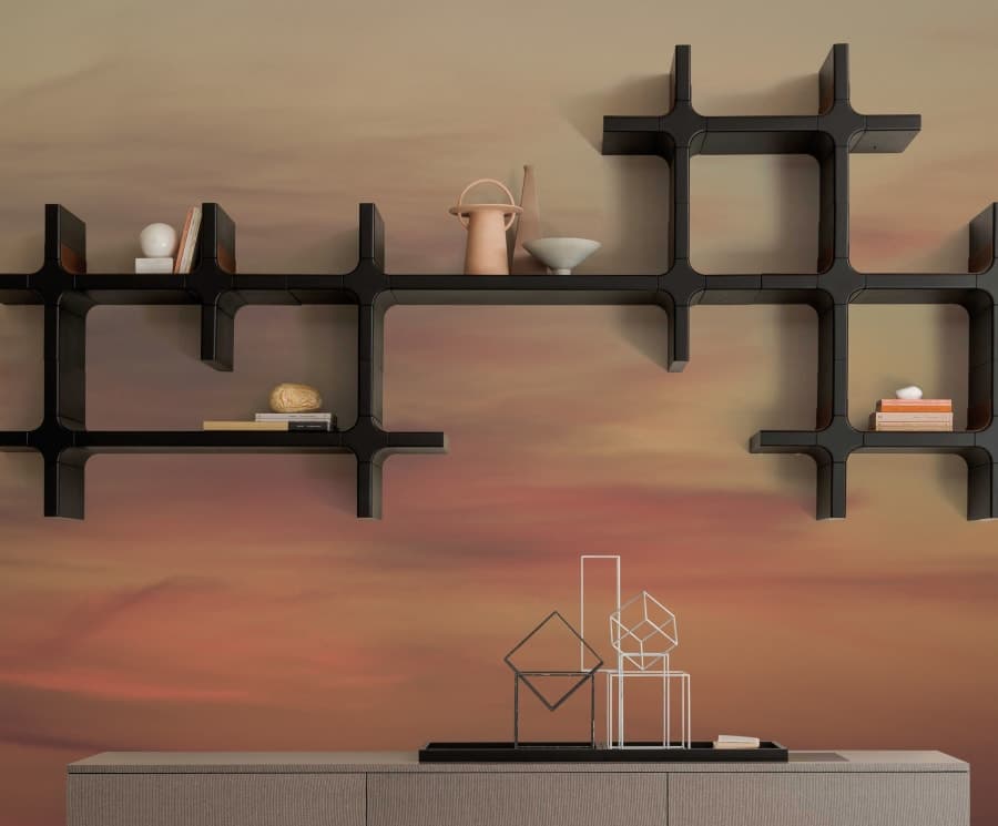 Tramonto sfumato by Trussardi Casa 8, in a room