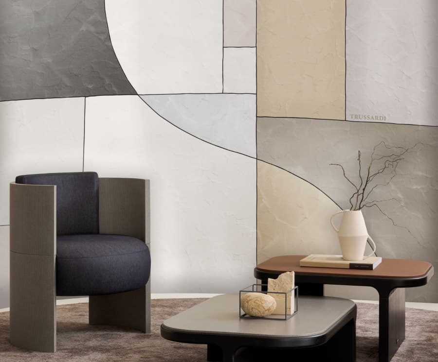 Geometrico by Trussardi Casa 8, in a room