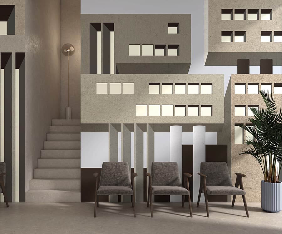Paesaggi by Project, in a room