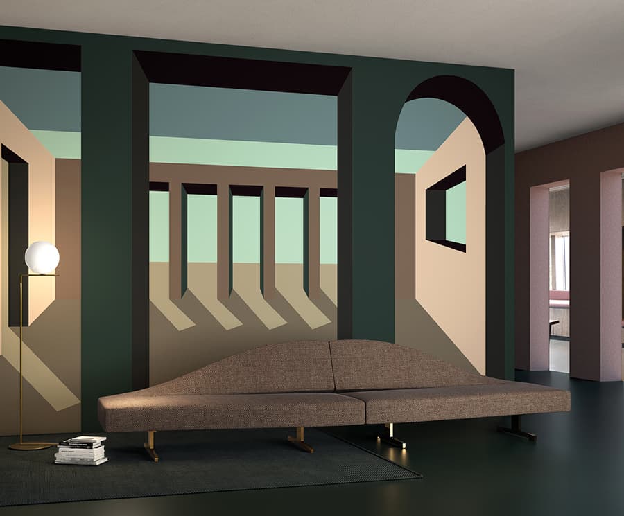 Stanze Metafisiche by Project, in a room