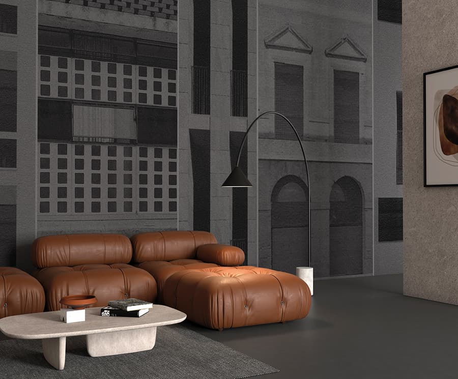 Scene Urbane by Project, in a room