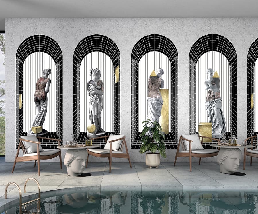 La Quarta Dimensione del Classico by Project, in a room