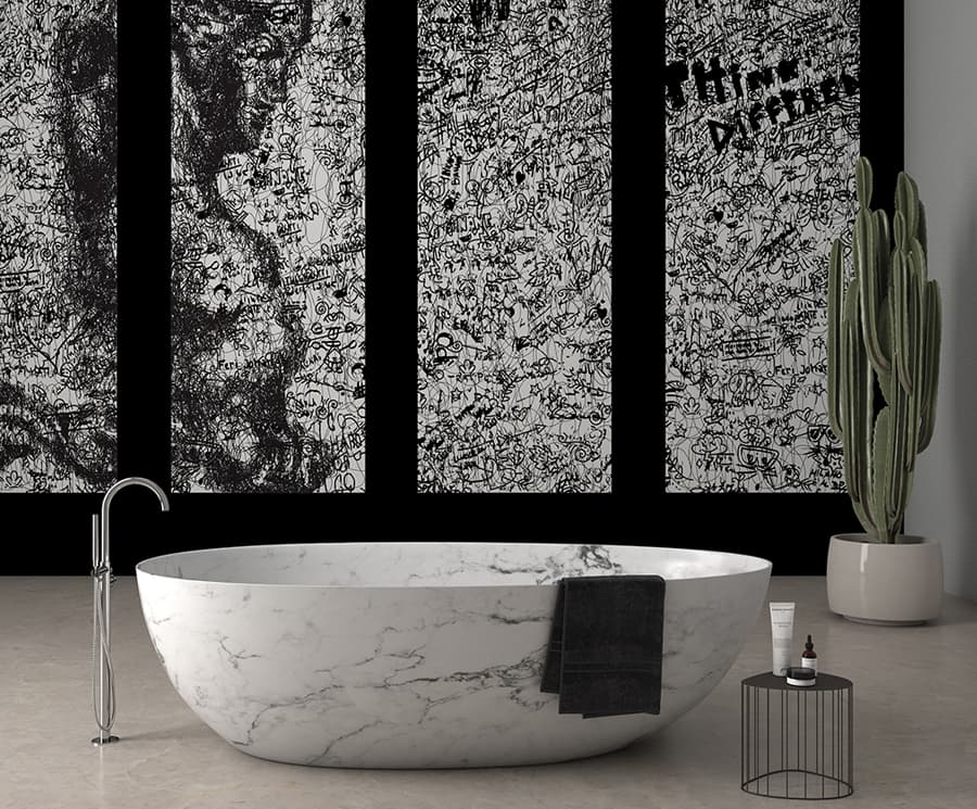 Caos Metropolitano by Project, in a room