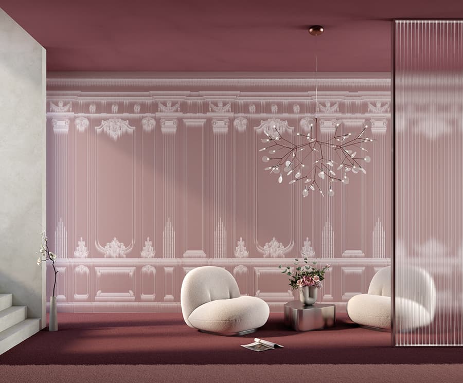 Baroque Boiserie by Project, in a room