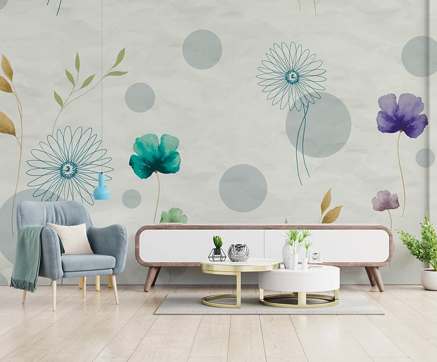 Tulip by Satin Flowers, in a room