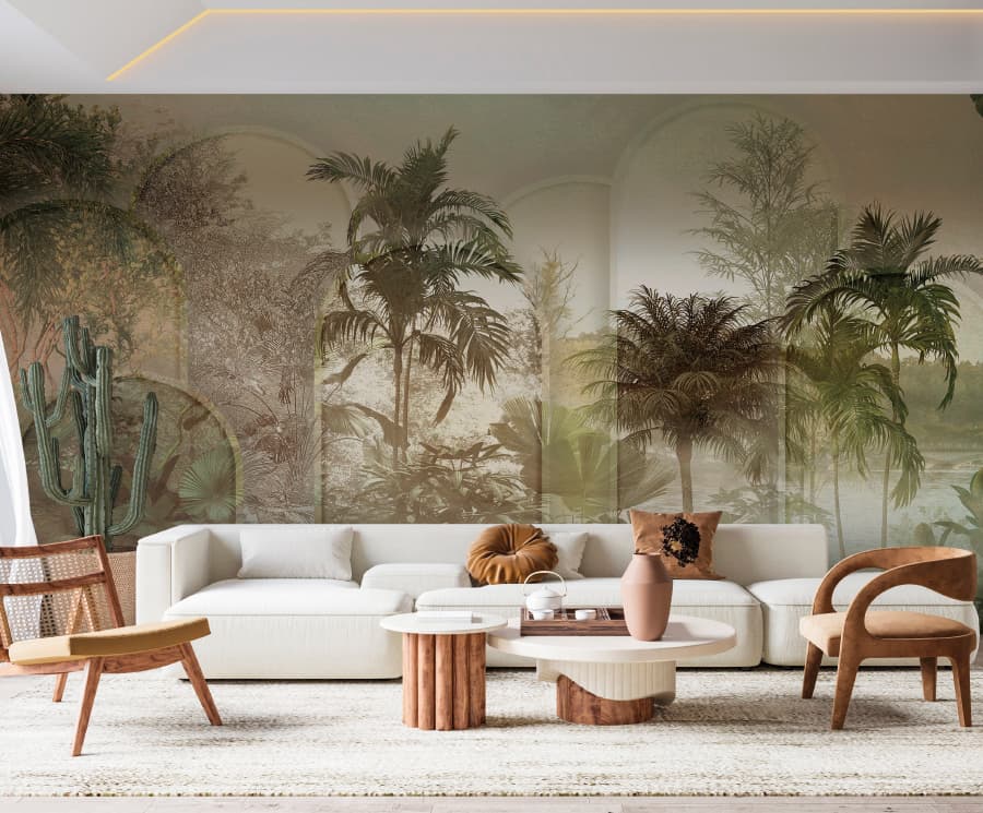 Tropical Forest by Savana, in a room