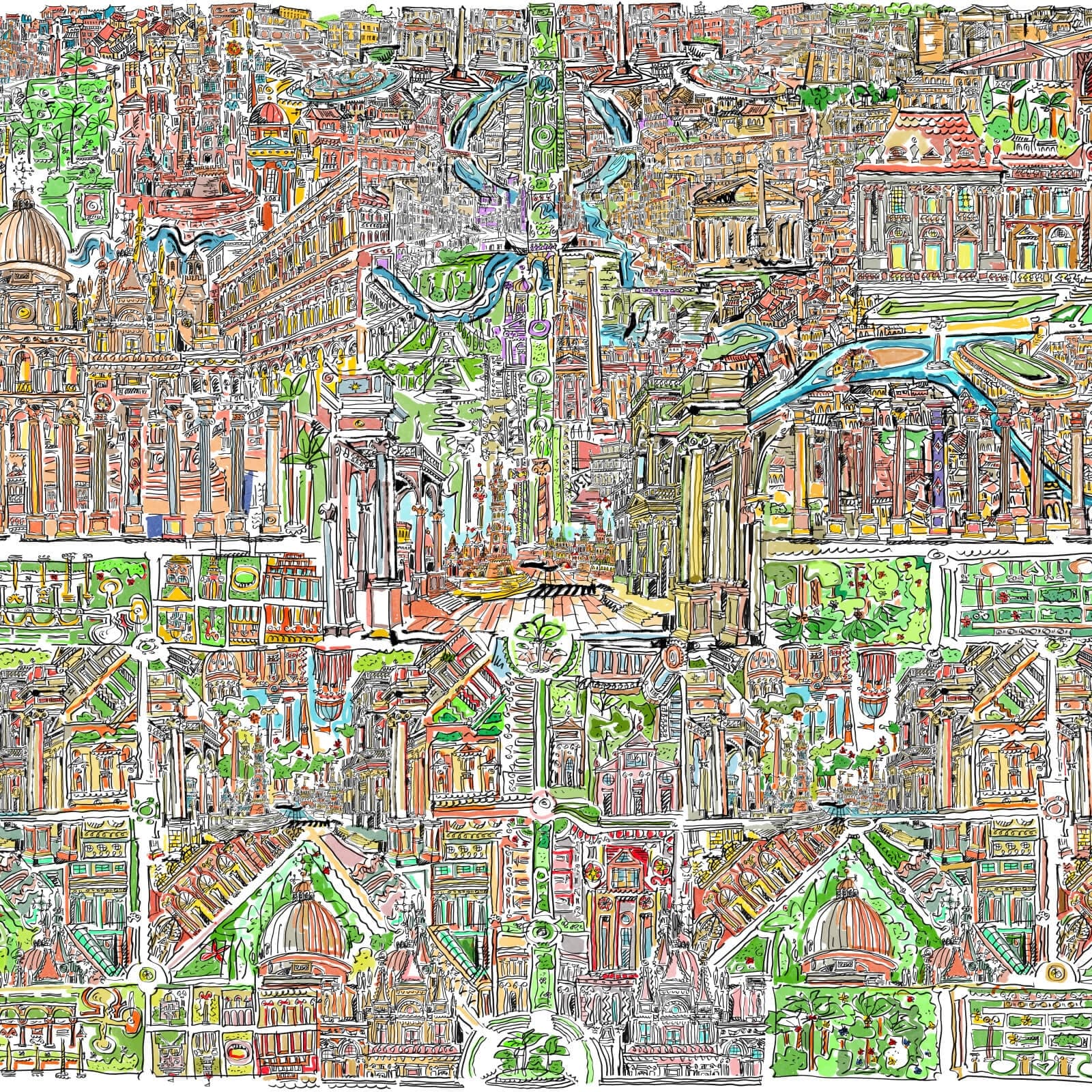 Foresta Umana by Zambaiti Parati