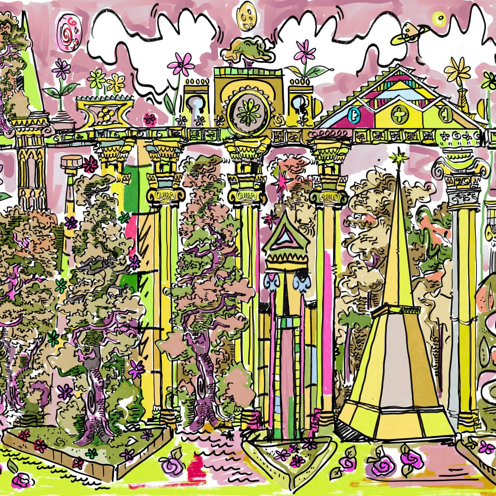 Foresta Postmoderna by Zambaiti Parati