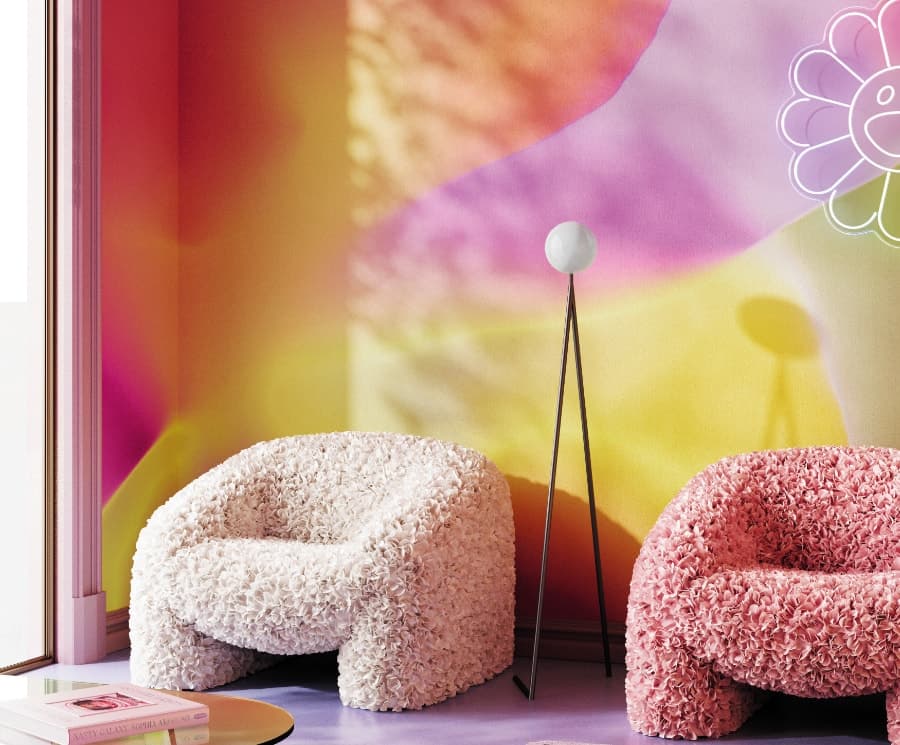 Pop Flowers by Project II, in a room