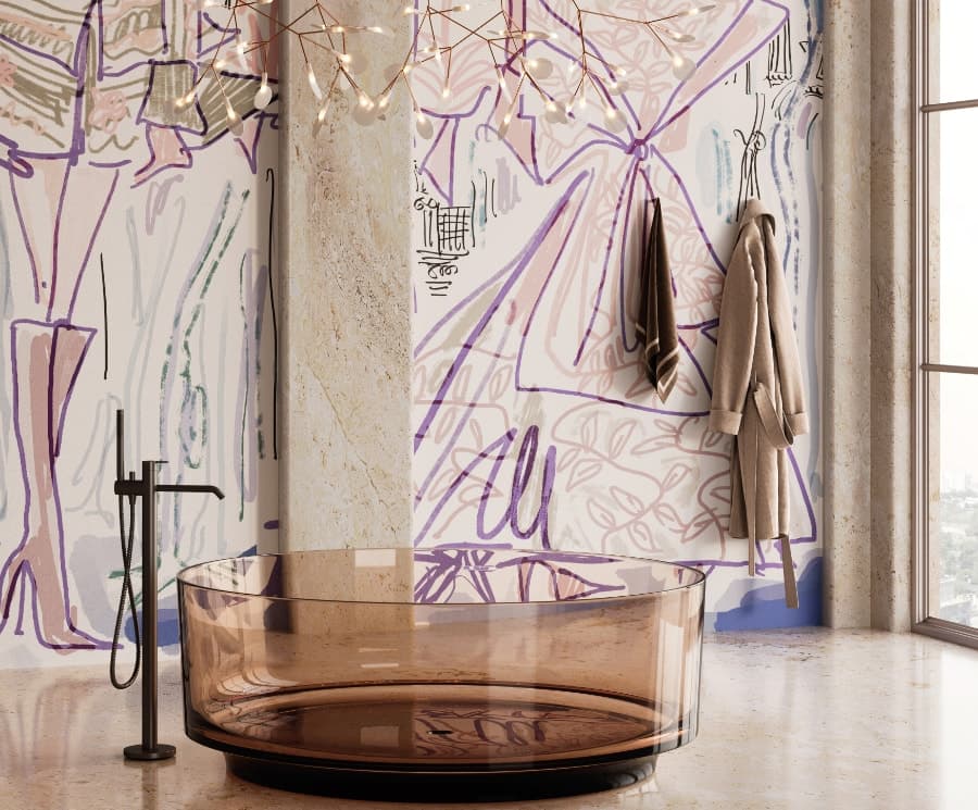 Green Carpet by Project II, in a room