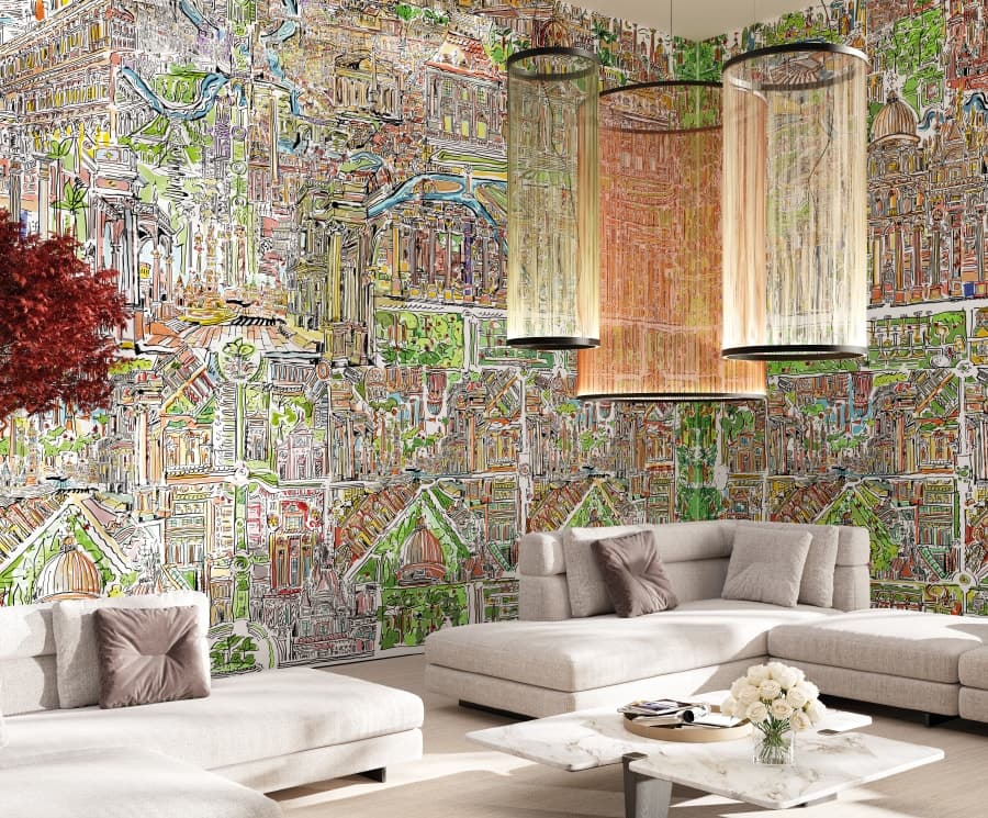 Foresta Umana by Project II, in a room