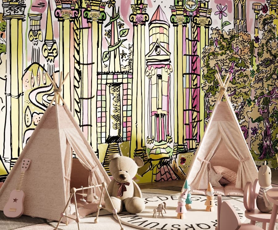 Foresta Postmoderna by Project II, in a room